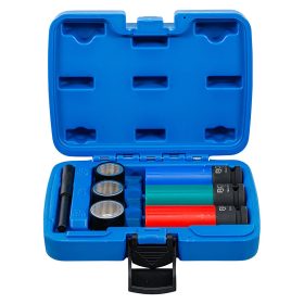   Spirálbites csavarkiszedő és légkulcsfej-készlet, 1/2", 17 / 19 / 21 mm, 7 darabos