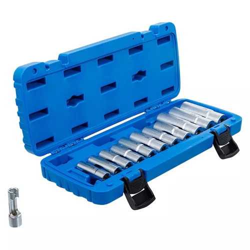 Speciális dugókulcskészlet, hasított, 3/8", 5 - 19 mm, 12 darabos