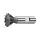 Szögmaró, szár felé csökkenő, Ø 16 x 45° x 4 mm, HSS-E-Co5, DIN1833A, ZPS
