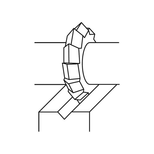 Szögmaró, szimmetrikus, kétoldalas, Ø 50 x 45° x 8 mm, HSS-E-Co5, DIN847, ZPS