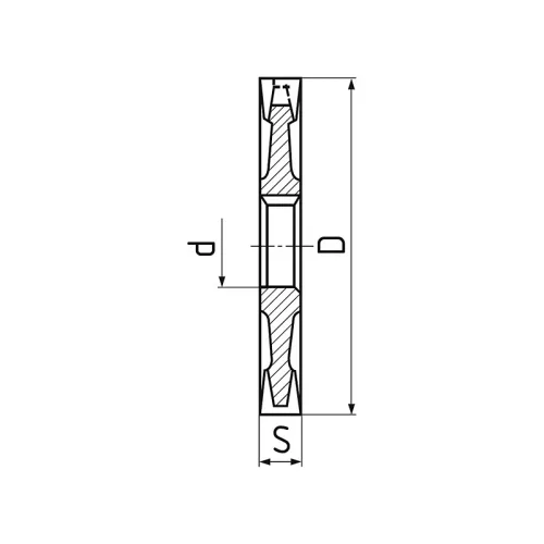 Keresztfogazású tárcsamaró, Ø 100 x 3 mm, HSS-E-Co5, DIN885A, ZPS