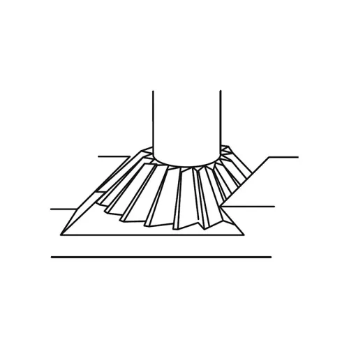 Prizmás vezetékmaró, Ø 100 x 55° x 32 mm, HSS, DIN842, ZPS
