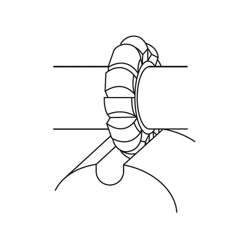 Domború félkörmaró, Ø 50 x 1 x 2 mm, HSS, DIN856, ZPS