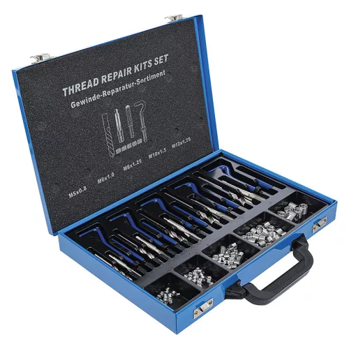 Menetjavítókészlet, M5 - M12, 130 darabos