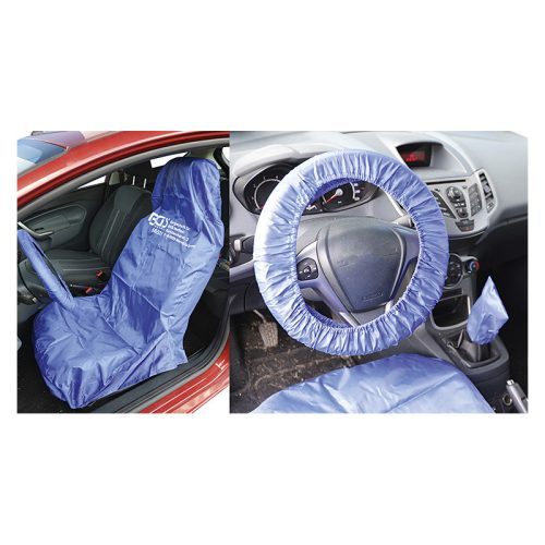 Kormány és ülés védő készlet, univerzális, poliészter