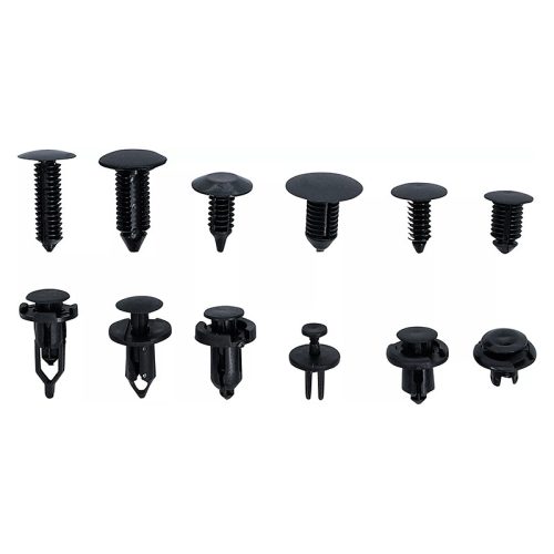 Kárpitrögzítő műanyag patentkészlet, univerzális, 192 darabos