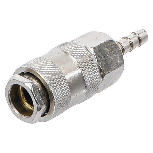 Levegős gyorscsatlakozó hüvely, 1/4"-os, 6 mm tömlőcsatlakozóval