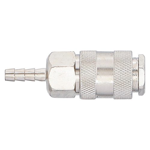 Levegős gyorscsatlakozó hüvely, 1/4"-os, 6 mm tömlőcsatlakozóval