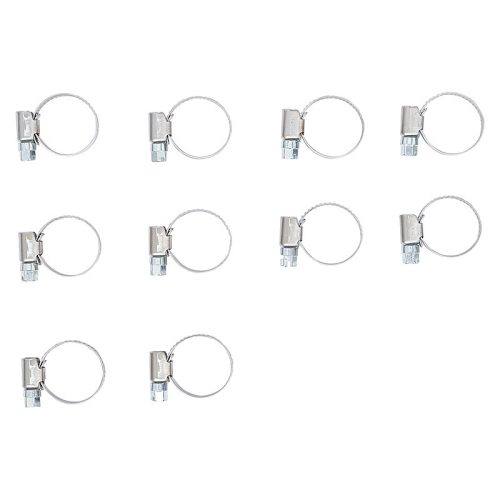 Tömlőbilincs, INOX, 16 x 25 mm, 10 darabos