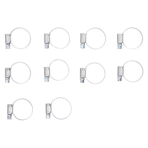 Tömlőbilincs, INOX, 20 x 32 mm, 10 darabos