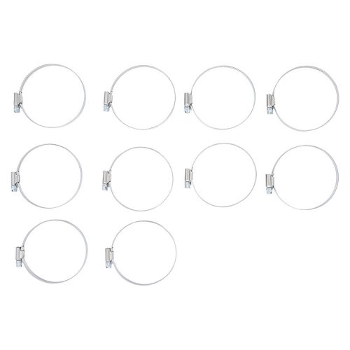 Tömlőbilincs, INOX, 60 x 80 mm, 10 darabos