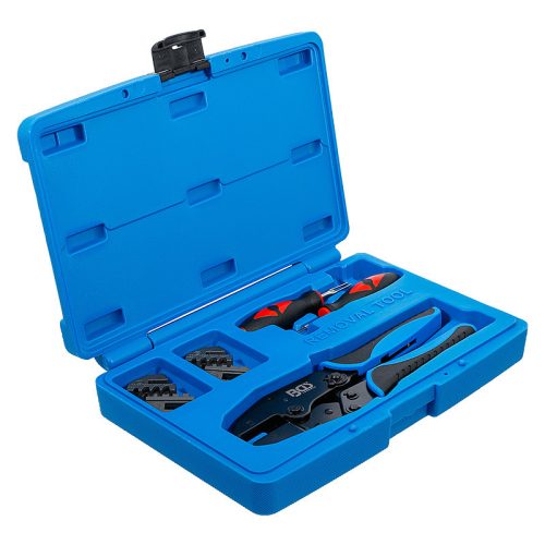 Krimpelőfogó- és kábelcsatlakozás-lehúzó készlet, 2 pár pofa