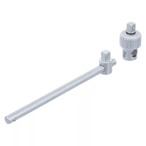 Csavarkulcs-adapter racsnis funkcióval, csúszó fogantyúval, 1/2"