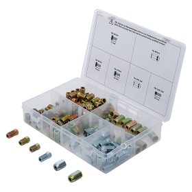   Fékvezeték csatlakozó készlet, anyák és csavarok, 135 darabos