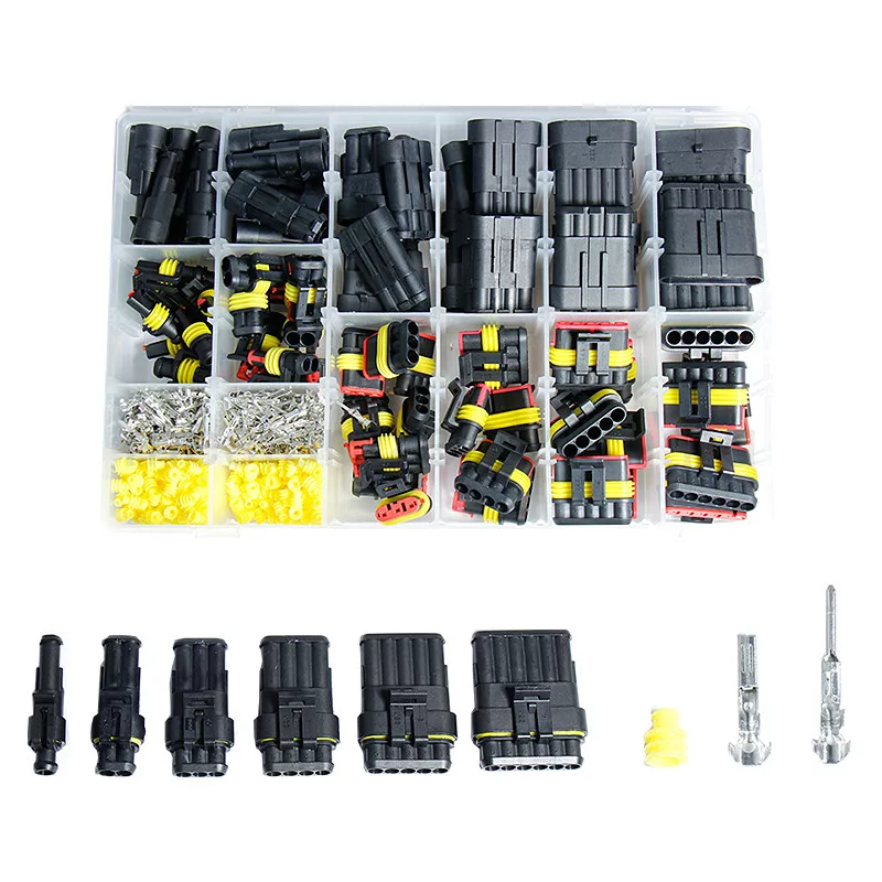 Vízálló elektromos csatlakozó készlet, 622 részes - mestersz