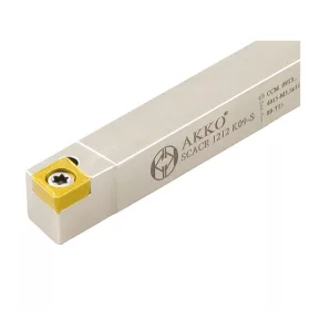   SCACR 1010 K06-S esztergakés hosszesztergához, 90°, 10x10 mm, AKKO