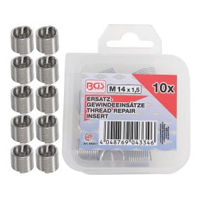 Menetjavító betétkészlet, M14 x 1,5 mm, 10 darabos