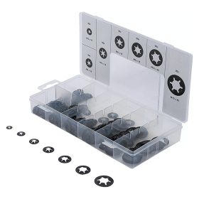   Feszítőtárcsa / rögzítő alátét készlet, M3 - M12, 340 darabos