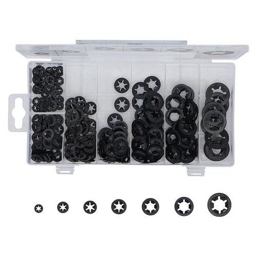 Feszítőtárcsa / rögzítő alátét készlet, M3 - M12, 340 darabos