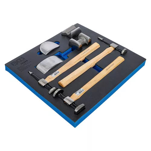 Karosszéria horpadásjavító készlet, 7 darabos, tálcán