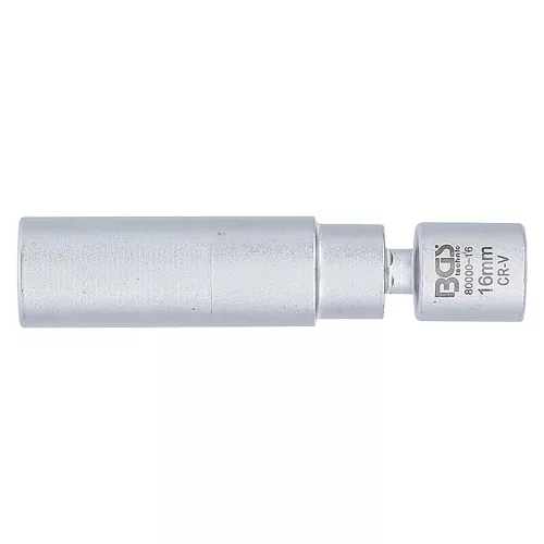 Izzító- és gyújtógyertya kulcs, csuklós, 3/8", 16 mm