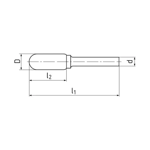 WRC finomfogú rotormaró, Ø 3 x 14 mm, ZPS