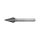 SKM finomfogú rotormaró, Ø 6 x 19 mm, ZPS