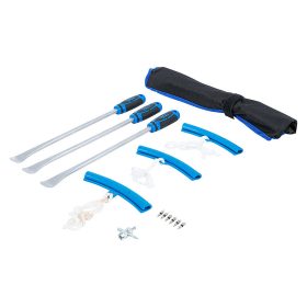   Gumiabroncs szerelő- és élvédőkészlet, Motorkerékpárokhoz, 13 darabos