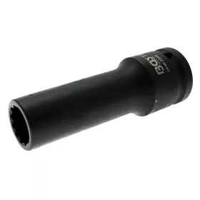   Gépi dugókulcs, tizenkétlapú, hosszított, 3/4", 19 mm