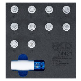 Kerékőr leszedő készlet BMW, 11 darabos, tálcán