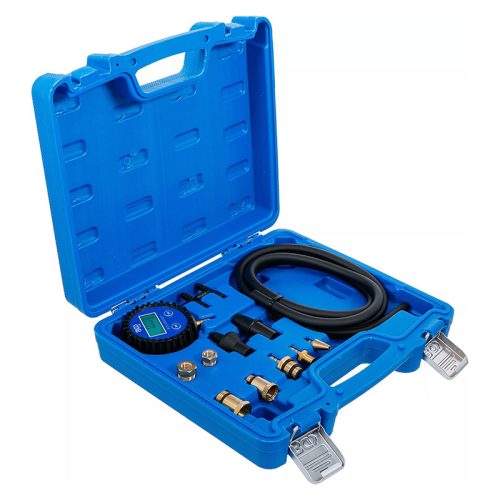 Vákuum- és üzemanyagpumpa-vizsgáló, digitális, adapterkészlettel