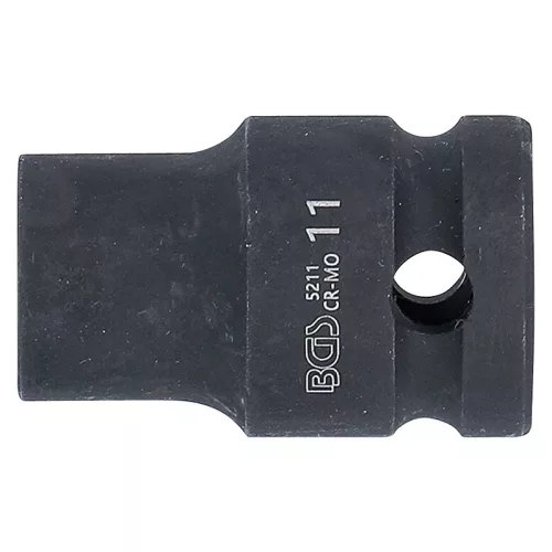 Gépi dugókulcs, hatlapú, 1/2", 11 mm