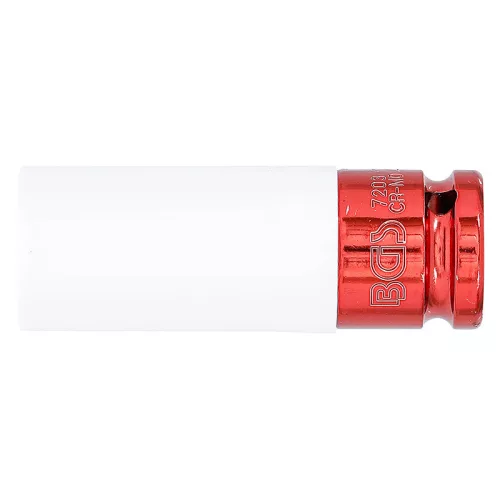 Légkulcsfej alufelnihez, hatlapú, színkódolt, 1/2", 21 mm