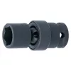 Csuklós gépi dugókulcs, hatlapú, 1/2", 18 mm
