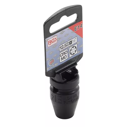 Gépi dugókulcs, E-profil, 1/2", E14