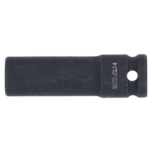 Gépi dugókulcs, hatlapú, hosszított, 1/2", 14 mm