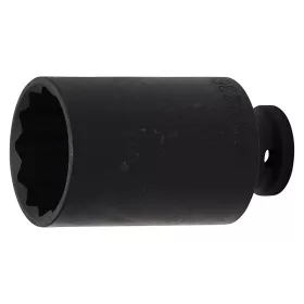   Gépi dugókulcs, tizenkétlapú, hosszított, 1/2", 36 mm