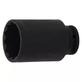   Gépi dugókulcs, tizenkétlapú, hosszított, 1/2", 46 mm