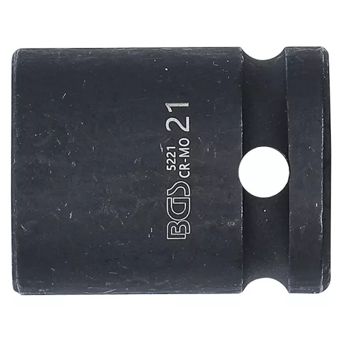 Gépi dugókulcs, hatlapú, 1/2", 21 mm