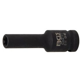 Gépi dugókulcs, E-profil, hosszított, 1/2", E11