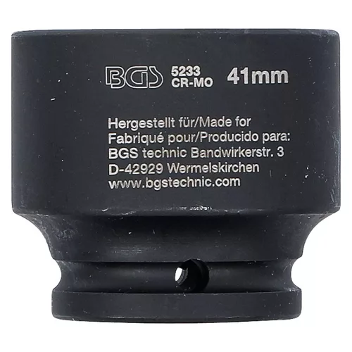 Gépi dugókulcs, hatlapú, 1/2", 41 mm