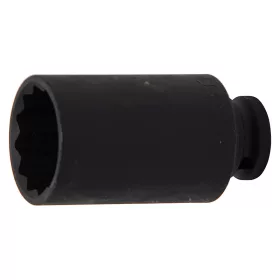   Gépi dugókulcs, tizenkétlapú, hosszított, 1/2", 33 mm