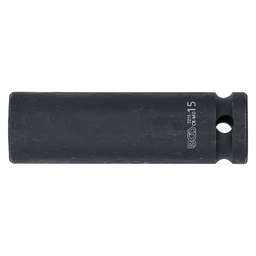 Gépi dugókulcs, hatlapú, hosszított, 1/2", 15 mm