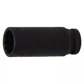   Gépi dugókulcs, tizenkétlapú, hosszított, 1/2", 24 mm