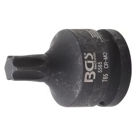 Gépi bit-dugókulcs, Torx, 3/4", rövid, T65