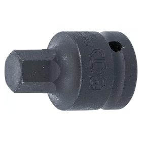 Gépi bit-dugókulcs, imbusz, 3/4", rövid, 17 mm