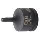 Gépi bit-dugókulcs, Torx, 3/4", rövid, T45