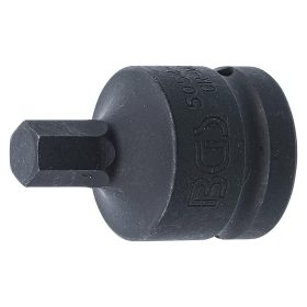 Gépi bit-dugókulcs, imbusz, 3/4", rövid, 12 mm