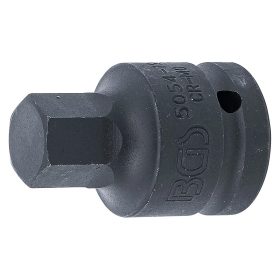 Gépi bit-dugókulcs, imbusz, 3/4", rövid, 19 mm