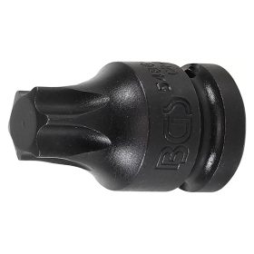 Gépi bit-dugókulcs, Torx, 1/2", rövid, T70